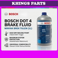 BOSCH Dot 4 Brake Fluid Minyak Brek Dot 4 Minyak Brek Kereta - 1 Litre | Original BOSCH