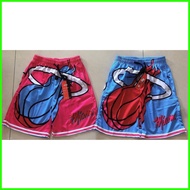▞ ⚛ ➝ Miami Heat Basketball Jersey Short For Men ASSORTED DESIGN