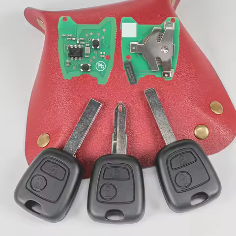 C4 Picasso 433MHz 46chip Remote Key Lenny 433MHz 46chip 2BT Car Remote Key For Peugeot 106 107 206 3