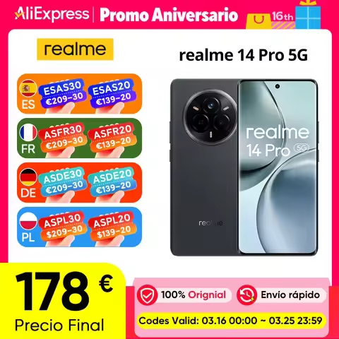 Global Version Realme 14 Pro 5g Smartphone 5g Dimensity 7300 Energy Processor Chipset Sony Imx882 Ca