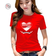 INDONESIA MERDEKA WOMEN'S SHORT-SLEEVED TOP T-SHIRT