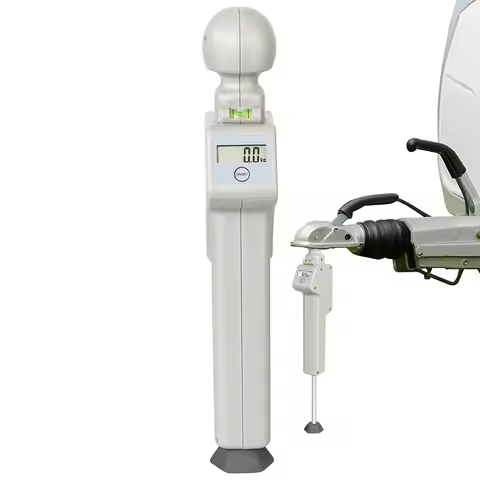 1PCS Digital Trailer Tongue Scale Support Load Scale Max 150Kg Height Up To 466mm Tow Ball For RV Ca