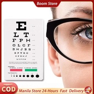 Portable Eye Chart Visual Testing Pocket Snellen Eye Chart PVC International Standard Visual Chart