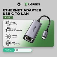 UGREEN USB Type C To Lan Ethernet Adapter 2.5G 2500Mbps USB 3.0 Network Card for Laptop PC NAS Serve