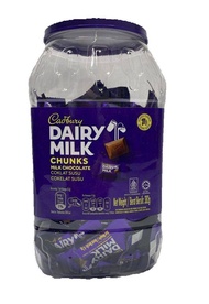 382G CADBURY DAIRY MILK CHOCOLATE NEAP JAR ( CHOCOLATE / SWEETS / CANDY / BOTTLE / PARTY)(toon)