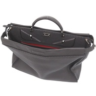กระเป๋าถือหนังสีเทา Fendi 2-Way Selleria Peekaboo Monster Bugseye มือสอง รหัส 0868
