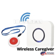 Wireless Caregiver Pager SOS Call System Alert Button Home Hospital