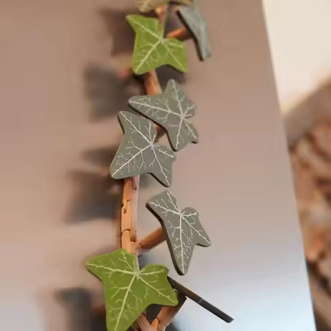Funny Fridge Magnets English Ivy Fridge Magnet 3D Printed Durable Magnet Ivy Magnets with Articulati