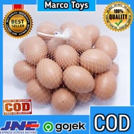 Mainan telur ayam / mainan anak / telur palsu / telur mainan