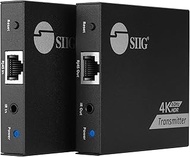 SIIG 4K HDMI Extender Balun Over Cat6/7 230ft with Loopout and IR Passthrough, 4K 60Hz, Audio Extrac