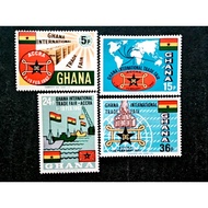 Ghana 1967 Ghana Trade Fair, Accra Complete Set - 4pcs MH Stamps / Setem