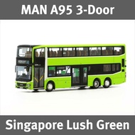 [SG STOCK]1/76 Model 1 Tower Transit Singapore MAN A95 3-Door 12.8m (SG5999Z) Rt 143 Bus Model