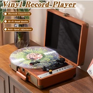 Bluetooth Vinyl Record Player Vintage Gramophone  Record Player Speakers   For 7/10/12/Record