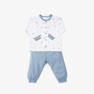 Bộ Sơ Sinh Dài Tay Nút Giữa New MIOMIO - Hoạ Tiết: Thỏ Sọc Mèo Phối Cho Bé Trai Bé Gái (Từ 0-24 thán