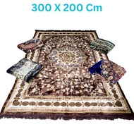 Turkish Folding Hambal Carpet / Premium Jumbo Turkish 200 X 300 Cm / 2 x 3 M / Prayer Rug Carpet / V