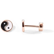 PAVOI 14K  Plated 925 Sterling Silver Posts Pair of Flat Back Stud Earrings for Women | Cartilage He