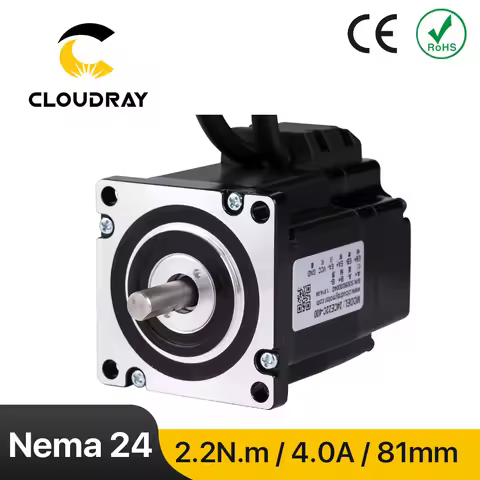 Cloudray Nema24 Closed Loop Stepper Motor with Encoder 2.2N.m 4.0A Servo Motor for CNC Router Engrav
