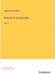 Notices of Sanskrit Mss.: Vol. 1