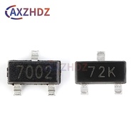 100PCS 2N7002 2N7002K LT1G 7002 702 72K 12W LWW L2N7002KLT1G RK SOT-23 60V 340mA 115mA SMD N-channel
