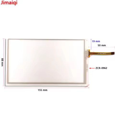 6.2 Inch 4 Wire Resistive Touch Screen For BR228C-062 Tablet DVD Navigation Screen 155*88mm