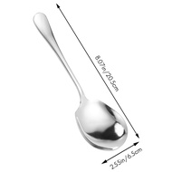 【LCG7】-Dinner Spoon Set, Stainless Steel Buffet Banquet Spoon, Catering, Restaurant Service Tableware,6 Pieces