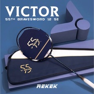 VICTOR 55th Anniversary Bravesword 12 SE Raket Badminton Pakej Tali + Grip