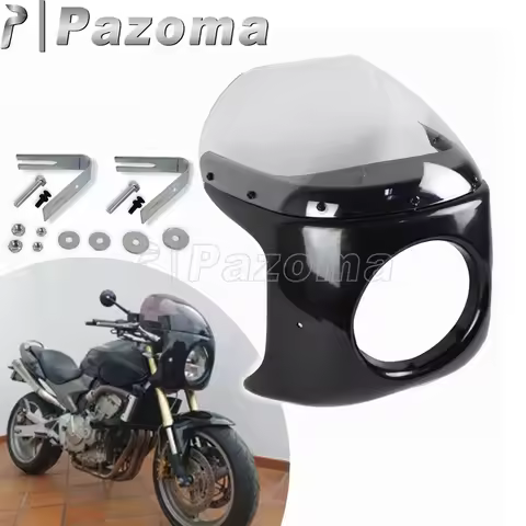7" Retro Motorcycle Headlight Fiairng Cowl Cover For Honda CB CM CL GL 175 200 250 400 450 550 900 1