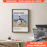 Wall painting, Edward Hopper Premium Poster, Vintage, Rocky Peedestal - 1927, Trendy Beautiful Large