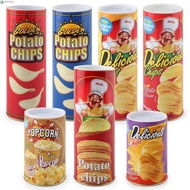 NEEDWAY Potato Chip Can Toys, Popcorn Can Jump Magic Tricks Reusable Fake Snake Toys, Novelty Spoof 