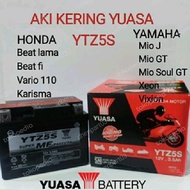 Aki Kering YUASA YTZ5S Aki Kering Motor Vario/Mio j/Beat 100% Orinal