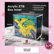 Ancile Magnetic Acrylic Display Case for Pokemon Products | ETB