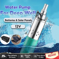 REAIM Water Pump Motor For Deep Well Submersible Water Pump 12V Submersible Water Pump Heavy Duty 12