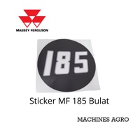 Sticker Tractor MF185 (Round/ Bulat) -Tractor MF