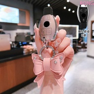 Car Key Case For Mercedes Benz E C S GLC Class E200 E400 E63 W213 S550 S560 C260 A200 Zinc alloy Key