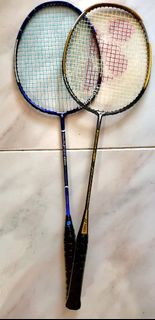 ♥️YONEX ISOMETRIC 24VF + Pro Kennex Tri Flex 6666  合共兩塊一個袋 幾個羽毛球 即買即用