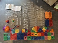 Mideer Colorful Magnetic Tiles 200+ pieces 磁力片