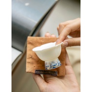 Tea Cup Cup Tea Cup Tea Cup Goblet Goblet Dehua Master Cup Lanolin Jade White Porcelain Single Kung 