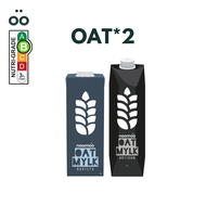 noomoo oat milk artisan &amp; oat milk barista (mix) - UHT lactose-free vegan plant-based dairy-free mylk