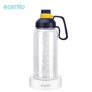 Ecentio Drinking Bottle Motivational Drinking Water Bottle 1.8 Liter