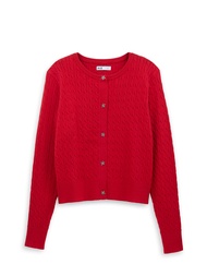 AIIZ (เอ ทู แซด) - AIIZ เสื้อคาร์ดิแกนผู้หญิง ผ้าถักทอลายเคเบิล AIIZ Womens Cable Knit Cardigan