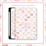 For Honor Tablet Pad X9 X8 9 12.1 Huawei Mediapad SE 11 2024 M6 M5 Lite 10.1 Inch Case with Pen Hold