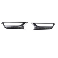 2PCS Car Front Bumper Fog Light Grill Fog Lamp Cover Replacement Parts for VW Passat 2012-2015 561853665A 561853666A