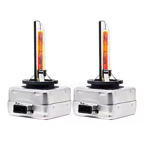 2PCS SUKIOTO GENUINE OEM 55W D1S Car HID Xenon Bulbs D1 Auto Headlight Headlamp D1S 3000K Gold Yello