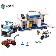 ชุดตัวต่อที่เข้ากันได้ซีรีส์เมือง บล็อกตัวต่อ 60418 รถตำรวจเคลื่อนที่ รถบังคับการบังคับใช้กฎหมาย รถบ