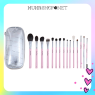 [Bộ cọ MUA 15c Pinky] Bộ cọ MUAs Pinky 15 cây thân hồng chất lông mền mịn sang chảnh phù hợp makeup 