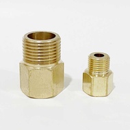 LY M8 M10 M12 Metric Female To 1/8" 1/4" 3/8" Bsp Male Thread Woven Pipe