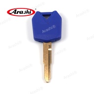 Arashi 40mm Motorcycle Uncut Blade Blank Key For KAWASAKI NINJA ZX6R ZX10R ZX12R ZXR250 ZZR250 ZZR40