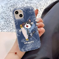 Photo frame airbag case for iphone 14promax 11 13 12 7Plus X XS Max cute dog cover