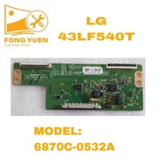 LG TV TCON BOARD 43LF540T