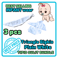 Set of 3pcs / 6pcs  Bigkis for Newborn Baby Essential Triangle Tie Knot Bigkis XL Size Belly Binder
